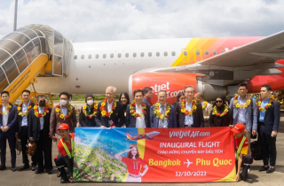 Vietjet khai trương đường bay Phú Quốc - Băng Cốc từ 299.000 đồng