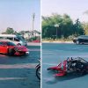 Siêu xe Ferrari đâm tử vong người đi xe máy lúc rạng sáng