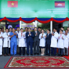 Thủ tướng Phạm Minh Chính thăm một số cơ sở tiêu biểu cho quan hệ hợp tác Việt Nam - Campuchia