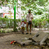 Vườn hoa 52 tỷ đồng ở Hà Nội xuống cấp trầm trọng, thành nơi đổ rác