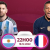Lịch thi đấu chung kết World Cup 2022: Argentina vs Pháp