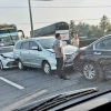 6 xe ô tô va chạm liên hoàn, cao tốc TP Hồ Chí Minh - Trung Lương ùn ứ kéo dài