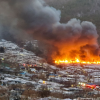 Khoảng 500 người phải sơ tán khỏi đám cháy khu ổ chuột ở Hàn Quốc