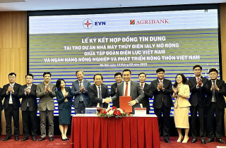 EVN và Agribank ký kết hợp đồng tín dụng tài trợ dự án thuỷ điện Ialy Mở rộng