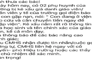 Chiêu lừa 'con đang cấp cứu, chuyển tiền gấp' xuất hiện tại Hà Nội