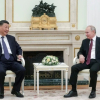 Tổng thống Nga Putin hội đàm với Chủ tịch Trung Quốc Tập Cận Bình