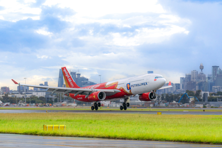 VJ aircraft in SYD