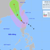 Bão Doksuri giảm cấp, tâm bão trên vùng biển phía Tây Bắc đảo Luzon