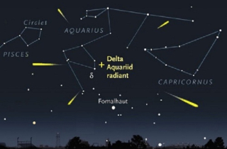 Việt Nam đón mưa sao băng Delta Aquarids vào đêm mai