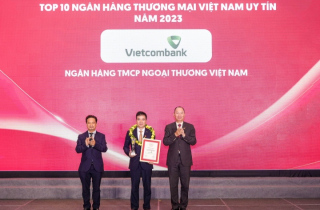 Vietcombank được bình chọn là ngân hàng uy tín nhất Việt Nam