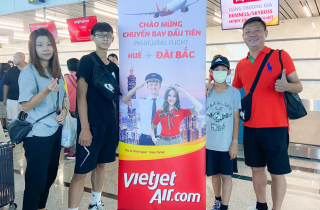 Vietjet mở chuyến bay thẳng đầu tiên kết nối Đài Bắc với cố đô Huế