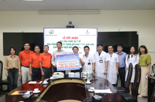 PVEP trao tài trợ 5 tỷ đồng cho Bệnh viện Hữu nghị Việt Đức mua sắm thiết bị y tế