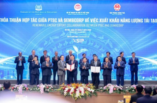 Liên danh PTSC - Sembcorp được cấp phép khảo sát biển cho Dự án điện gió ngoài khơi, xuất khẩu điện sang Singapore