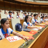 263 trẻ em đóng vai đại biểu Quốc hội, họp trong hội trường Diên Hồng