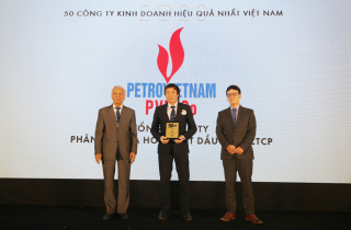 PVFCCo được vinh danh “Top 50 công ty kinh doanh hiệu quả nhất Việt Nam”