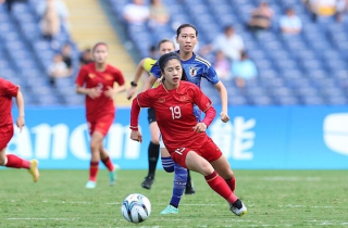 Thảm bại trước Nhật Bản, tuyển nữ Việt Nam khó vượt qua vòng bảng ASIAD 19