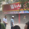 Kịp thời dập tắt sự cố cháy tại siêu thị ở phường Mai Dịch