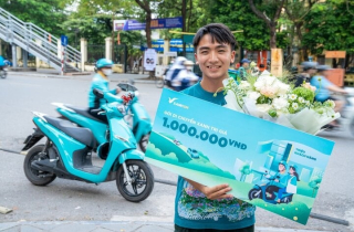 Dịch vụ đặt xe máy điện của Xanh SM đón khách thứ 1 triệu sau 1,5 tháng ra mắt