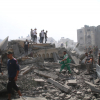 Israel thả 6.000 quả bom, xới tung Dải Gaza