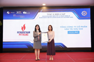 PVTrans lọt Top 3 Mid Cap có hoạt động IR được định chế tài chính đánh giá cao nhất năm 2023