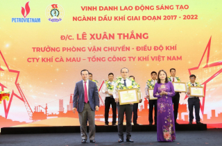 Trưởng Phòng Vận chuyển Điều độ khí Công ty Khí Cà Mau Lê Xuân Thắng: “Biết ơn tổ chức công đoàn!”