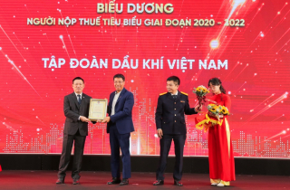 Petrovietnam được vinh danh đơn vị nộp thuế tiêu biểu giai đoạn 2020 - 2022