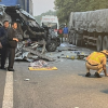 Xe hợp đồng 16 chỗ đâm đuôi xe container làm 5 người chết ở Lạng Sơn đã ngắt kết nối hành trình