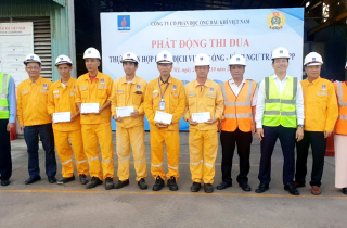 PVCoating phát động thi đua hoàn thành Hợp đồng dịch vụ bọc ống cho dự án Kình Ngư Trắng - Kình Ngư Trắng Nam