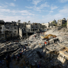 Thời khắc chào đón năm mới, dải Gaza chìm trong tiếng súng