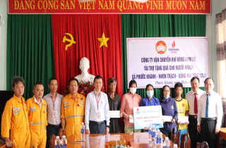 “Mừng xuân Giáp Thìn, đón Tết nghĩa tình” – Công ty Vận chuyển khí Đông Nam Bộ trao tặng quà tại Nhơn Trạch (Đồng Nai) và Phú Mỹ (Bà Rịa – Vũng Tàu)