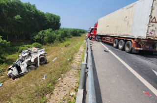 Thêm 1 nạn nhân tử vong sau vụ tai nạn liên hoàn trên cao tốc Cam Lộ - La Sơn