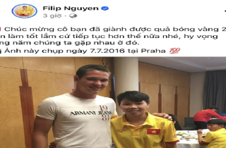 Nguyễn Filip chúc mừng Kim Thanh, ước mơ giành Quả bóng vàng Việt Nam