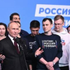 Ông Putin phát biểu sau chiến thắng vang dội trong cuộc bầu cử tổng thống