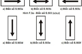 Các loại biển phụ theo quy chuẩn mới nhất