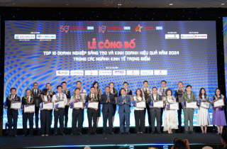 Petrovietnam được vinh danh Top đầu các doanh nghiệp Sáng tạo và Kinh doanh hiệu quả Việt Nam 2024