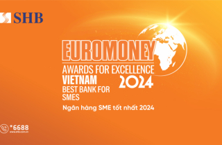 SHB được Euromoney vinh danh là 'Ngân hàng SMEs tốt nhất Việt Nam'