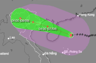 Yagi duy trì cấp siêu bão quần thảo ở Biển Đông, vào vịnh Bắc Bộ mạnh cấp 13-14