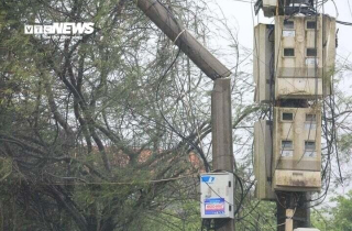 Siêu bão Yagi quật ngã đường dây, hàng trăm nghìn người chịu cảnh mất điện