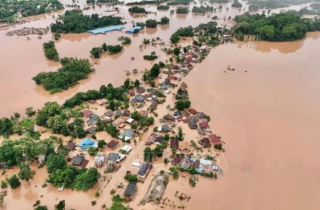 Mực nước sông Mekong tại Bắc Lào tiến sát mức 18 mét