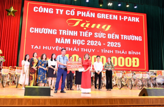 Green i-Park tiếp sức đến trường cho học sinh có hoàn cảnh khó khăn