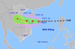 Áp thấp nhiệt đới trên quần đảo Hoàng Sa, mạnh lên thành bão trong 12 giờ tới