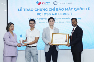 Control Case trao chứng chỉ bảo mật quốc tế PCI DSS cấp độ cao nhất cho 6 dịch vụ của VNPAY