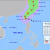 Siêu bão Krathon vào Biển Đông sáng nay