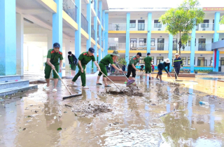 Rút lệnh báo động lũ sông Bùi, ngoại thành Hà Nội tổng lực vệ sinh môi trường