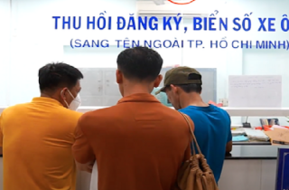 Thủ tục đăng ký xe tạm thời khi mua ô tô cũ