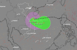 Bão số 6 trên vùng biển Quảng Trị đến Quảng Nam, diễn biến rất phức tạp