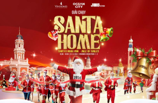 Hàng nghìn “ông già Noel” chạy marathon nhuộm đỏ Ocean City dịp Giáng sinh 2024