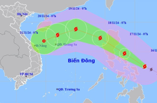 Bão Man-yi mạnh lên cấp siêu bão, dự báo miền Trung sắp hứng mưa lớn