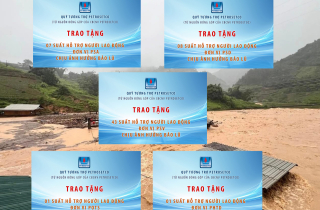 PETROSETCO quyên góp hỗ trợ CBCNV và đồng bào bị ảnh hưởng bởi bão Yagi