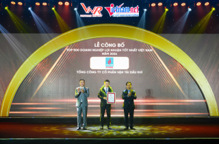 PVTrans thăng hạng trong Bảng xếp hạng PROFIT500 và Lọt Top 50 Doanh Nghiệp Lợi Nhuận